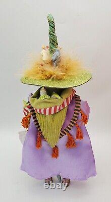 12 Dept. 56 Krinkles Halloween Short Witch With Baby Dragons Figurine NIB