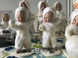 13 Snow Children From Dear Doll's St Nicholas Collection by Elaine Roesle