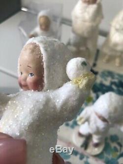 13 Snow Children From Dear Doll's St Nicholas Collection by Elaine Roesle