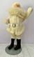15 Harold Gale Santa Claus, All White Velvet Costume Christmas Mid Century Vnt