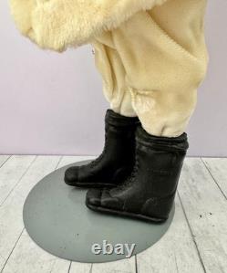 15 Harold Gale Santa Claus, All White Velvet Costume Christmas Mid Century VNT