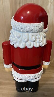 18.5 LED Resin Light Up Santa Claus Statue 2 Light Modes Made in Cambodia
