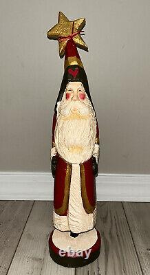 18HOUSE OF HATTEN Giant Santa Claus Star 1998 collectible