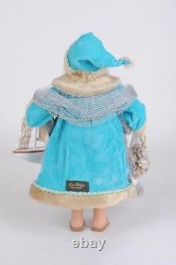 19 Karen Didion Ocean Blue Beach Boat Santa Claus Doll Figure Christmas Décor