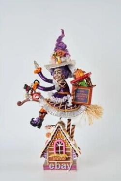 19 Katherine's Collection Disturbing Delights Witch Candy House Halloween Decor