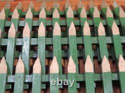 1930's-40's Wood Picket Fence Hand Made Great for Display of Rabbits Putz Sheep