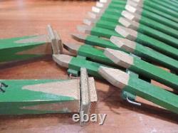 1930's-40's Wood Picket Fence Hand Made Great for Display of Rabbits Putz Sheep