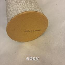 1930s Papier-mache standing Snowman, Cotton Carrot Nose. German Candy Cont