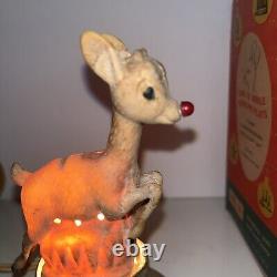 1949 RUDOLPH THE RED-NOSED REINDEER LIGHT by Paramount No. 76 Raylite Electronic