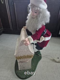 1950s 29 HAROLD GALE STORE DISPLAY SANTA TREASURE CHEST