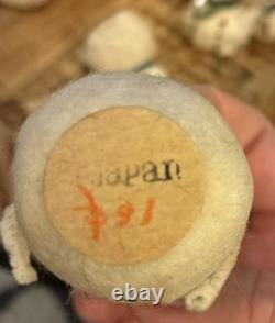 1950s Vintage Japanese Spun Cotton Christmas Frosty the Snowman Lot Of 8