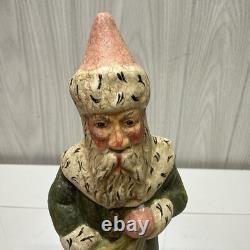 1991 Father Christmas Green Santa 555 Vaillancourt Folk Art Figurine #69