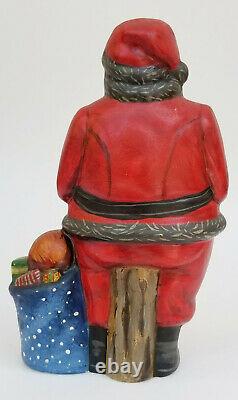 1993 VAILLANCOURT FOLK ART 4th ANNUAL STARLIGHT FATHER CHRISTMAS SANTA 8