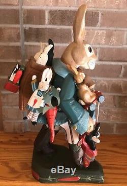1995 HOUSE OF HATTEN RABBIT BUNNY EASTER 21 Tall HOME DECOR