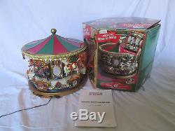1995 SPECIAL EDITION Mr Christmas Musical Merry Go Round Animated Light 42 Songs