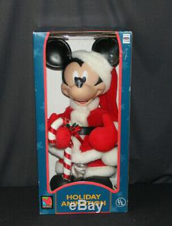 1996 Mickey Mouse Santa's Best Animation Disney Animated 20 Figure NEW & RARE