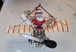 1997 Possible Dreams Flights of Fancy AIRPLANE Santa On The Wing In Box RARE HTF
