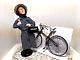 1998 Byers Choice'miss Norma Munsey Visiting Nurse With Bicycle