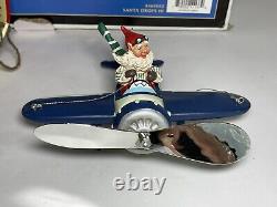 1998 Possible Dreams Flights of Fancy Santa Drops In Parachute Airplane #465052