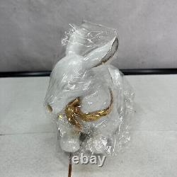 1999 Grandeur Noel Porcelain Deer Christmas Reindeer Figurine Collector Edition