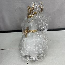 1999 Grandeur Noel Porcelain Deer Christmas Reindeer Figurine Collector Edition