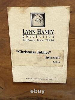 1999 Lynn Haney Christmas Jubilee 17Santa on Signed Platform+COA Style# 1919