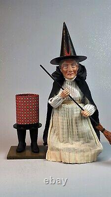19Paper macheGerman Witch Candy Containerby Paul Turner CHS21-06