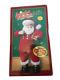 1st Edition 1998 Vintage Jingle Bell Rock Dancing Santa Claus Animated Nos