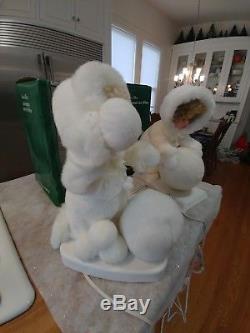 2 Snow Baby Animated-Motion-ette by SANTA's BEST snowbabies N BOXS tested video