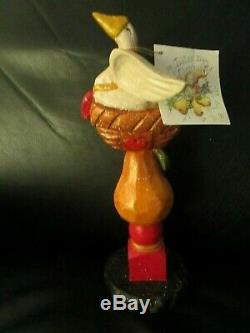 2000 House of Hatten Mantel Piece 12 Days of Christmas Twelve Six Geese a Laying