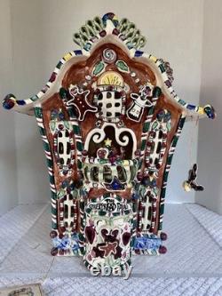 2002 Blue Sky Clayworks by Heather Goldminc 15 Musical Gingerbread Palace w Coa