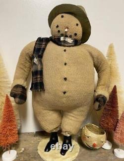 2002 ESC Trading Company Cody Foster Snowman Primitive Folk Art 18 Christmas