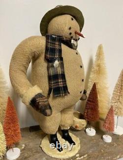 2002 ESC Trading Company Cody Foster Snowman Primitive Folk Art 18 Christmas