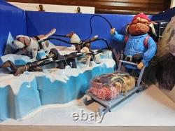 2002 Rudolph Yukon's Sled & Dog Team Collector Set NIB