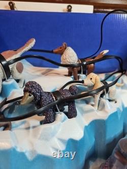 2002 Rudolph Yukon's Sled & Dog Team Collector Set NIB