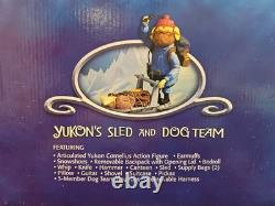 2002 Rudolph Yukon's Sled & Dog Team Collector Set NIB