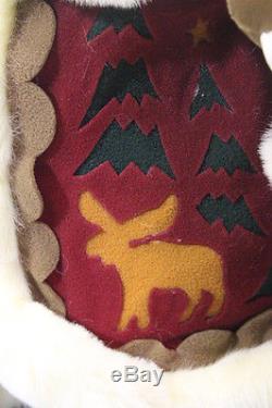 2003 Grandeur Noel Christmas Collector's 31 WOODLAND SCULPTURED BEAR withBox