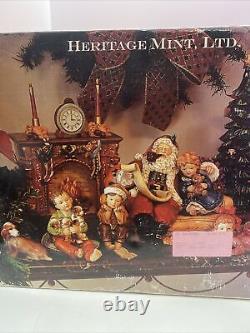 2003 Heritage Mint 9 Piece Porcelain Christmas Setting. Read Description