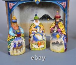 2003 Jim Shore Large Nativity 10 pieces Christmas Excellent Used Cond