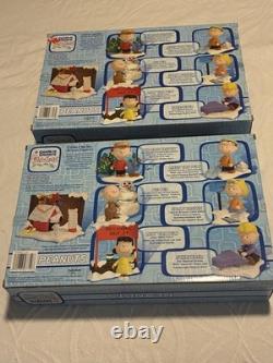 2003 Memory Lane A Charlie Brown Christmas Figures 2 Sets Brand New Peanuts