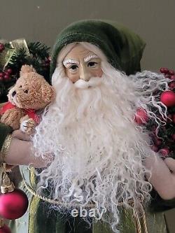 2006 Lynn Haney Santa of Emerald Forest St Nick #1856 Christmas Figurine BOXED