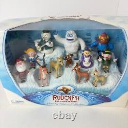 2007 Rudolph The Red Nosed Reindeer 12 Piece Holiday Figurine Collection Set BOX