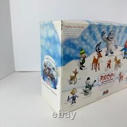 2007 Rudolph The Red Nosed Reindeer 12 Piece Holiday Figurine Collection Set BOX