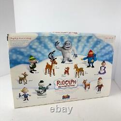 2007 Rudolph The Red Nosed Reindeer 12 Piece Holiday Figurine Collection Set BOX