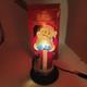 2013 Old World Christmas'penguin Pals' Glass Santa Light Works Withbox Merck