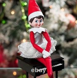 2015 SILVER SPARKLE DAZZLING DRESS Elf on the Shelf Claus Couture Girl Clothes