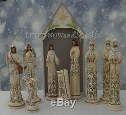 2019 NIB Signed # by Jim Shore A Time For Joy Nativity Set 10pc 20 Limited Ed