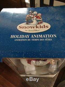 22 Santa's Best Animated Christmas SNOW KIDS Snowkids GIRL Motionette