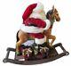 25 Large Christmas Wood Rocking Horse With Santa Home Decor