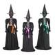 3-piece Halloween Classics Led Faceless Witches H39